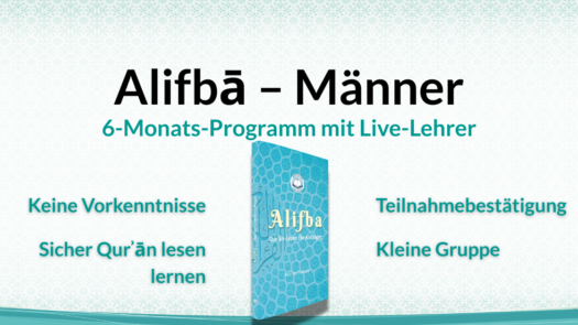 Alifbā – Männer - 6‑Monats‑Programm mit Live‑Lehrer - Islam-Akademie